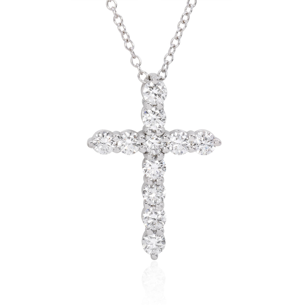 Diamond cross pendant (SKU N098)