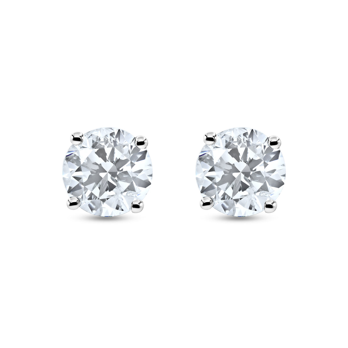 2.67 CTW Diamond Stud Earrings
