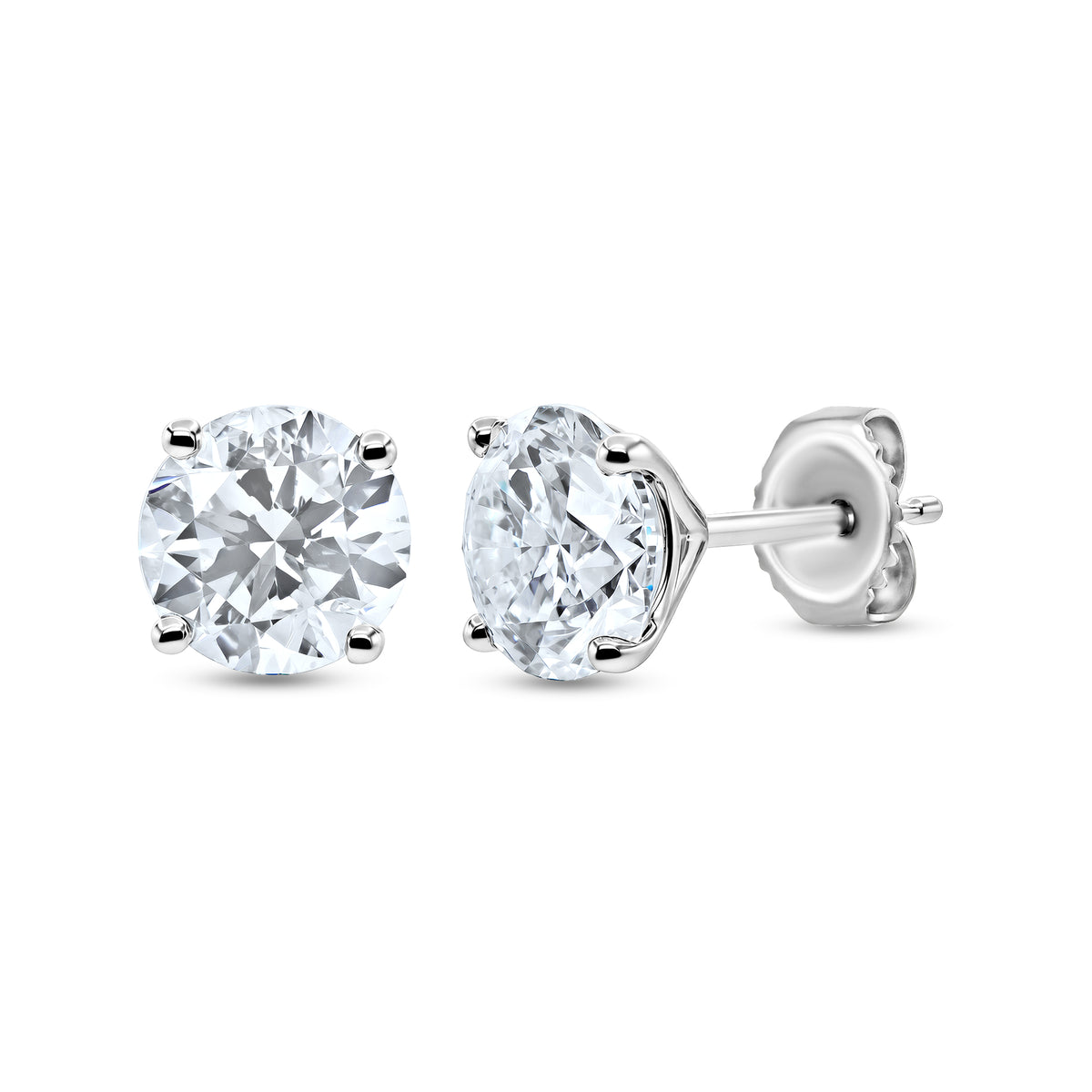 2.67 CTW Diamond Stud Earrings - alternate view