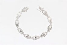 Load image into Gallery viewer, White gold diamond bracelet (SKU B024)
