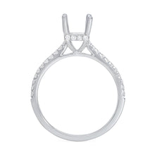Load image into Gallery viewer, 18k white gold diamond setting (SKU S014)
