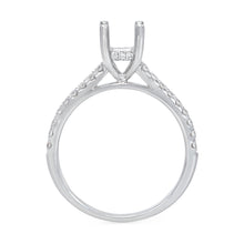 Load image into Gallery viewer, 18k white gold diamond setting (SKU S015)

