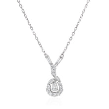 Load image into Gallery viewer, Diamond pear shape necklace (SKU N061)
