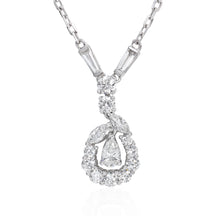 Load image into Gallery viewer, Diamond pear shape necklace (SKU N061)
