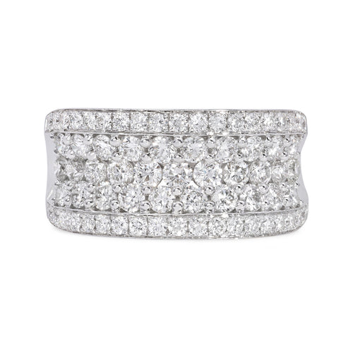 Products 18k white gold diamond ring