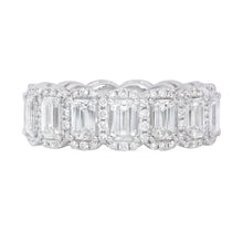 Load image into Gallery viewer, Emerald cut eternity band (SKU R043)
