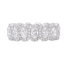 Load image into Gallery viewer, Oval diamond eternity band (SKU R048)
