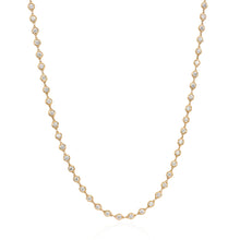 Load image into Gallery viewer, 18k yellow gold diamond chain necklace (SKU N078)
