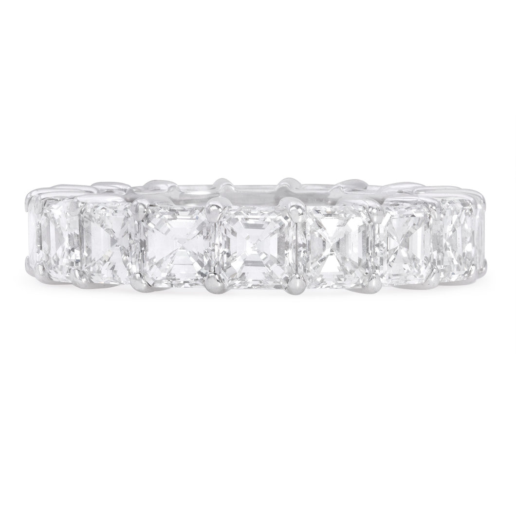 Ascher cut eternity wedding band (SKU R063)