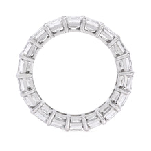 Load image into Gallery viewer, Ascher cut eternity wedding band (SKU R063)
