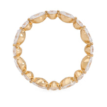 Load image into Gallery viewer, Marquise cut and round eternity band (R069)
