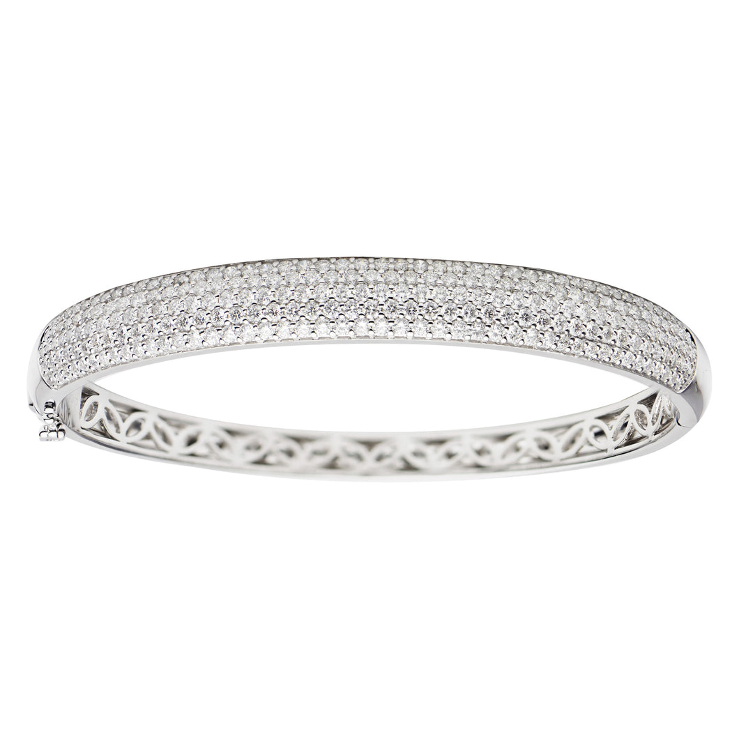 Diamond bangle bracelet (SKU B055)