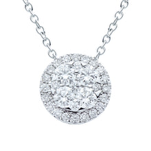 Load image into Gallery viewer, Diamond pendant necklace (SKU N055)
