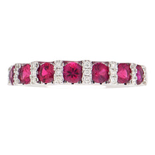 Load image into Gallery viewer, Diamond and ruby ring (SKU R055)
