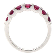Load image into Gallery viewer, Diamond and ruby ring (SKU R055)
